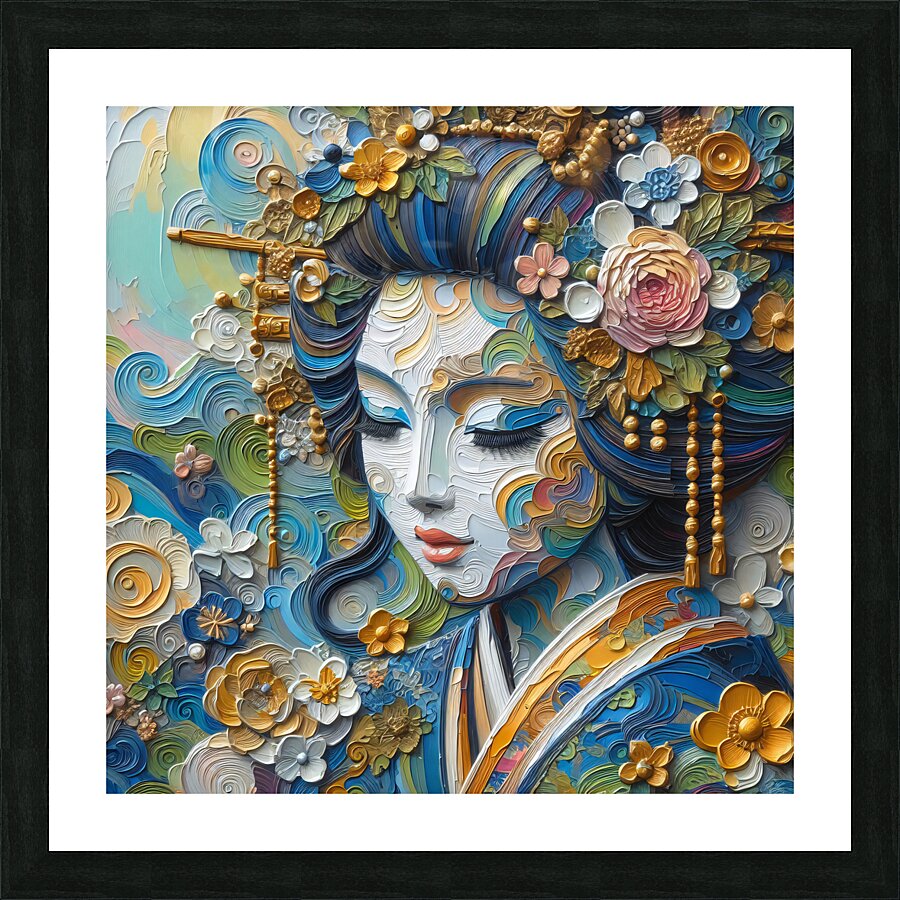 Geisha Picture Frame print