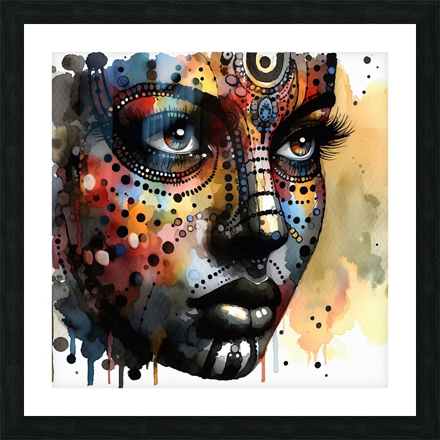 Face Picture Frame print