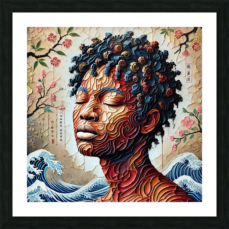 Face Picture Frame print