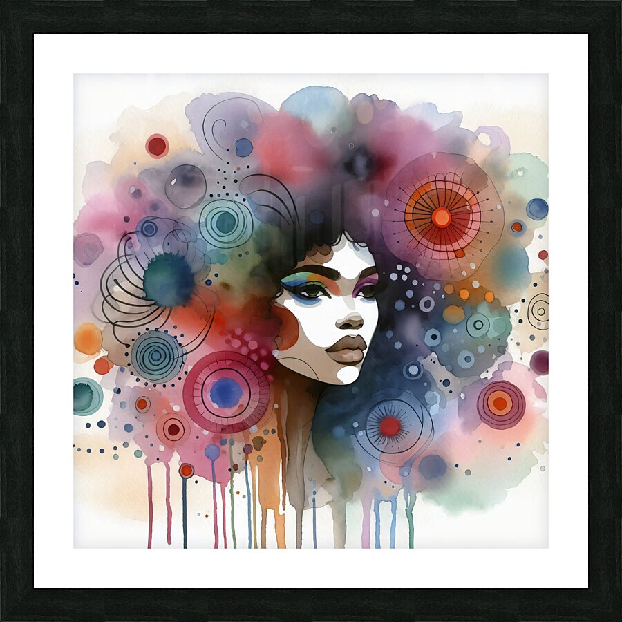 Face Picture Frame print