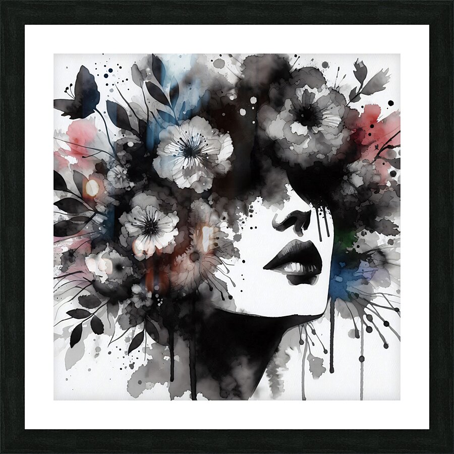 Face Picture Frame print