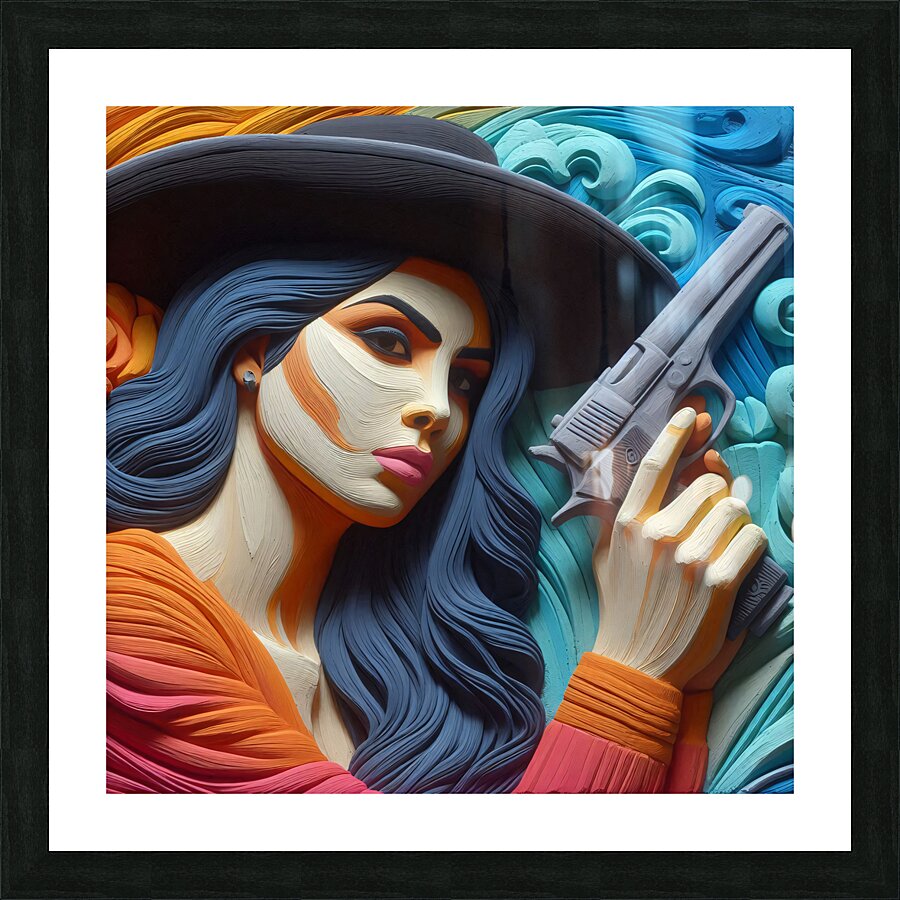 War Angel 3.3 Picture Frame print