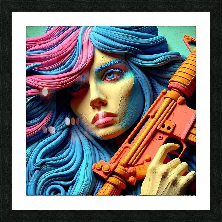 War Angel  3.0 Picture Frame print