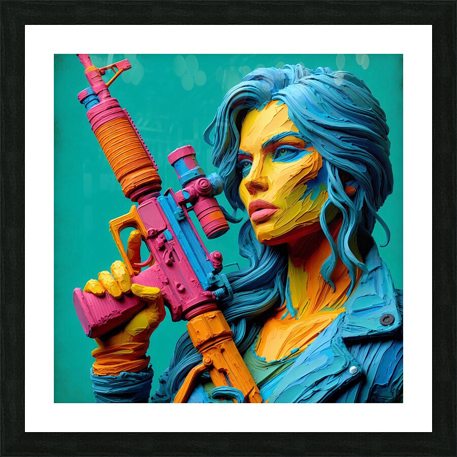 War Angel  2.9 Picture Frame print