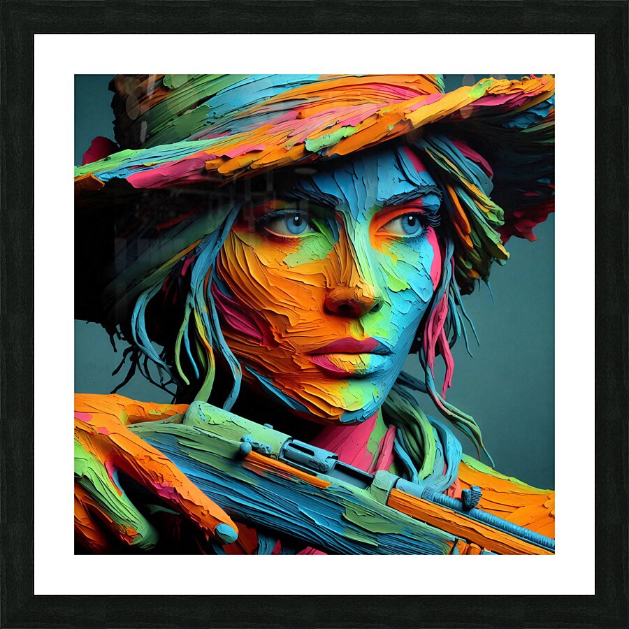 War Angel 2.6 Picture Frame print