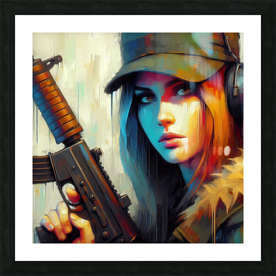 War Angel 2.3 Picture Frame print