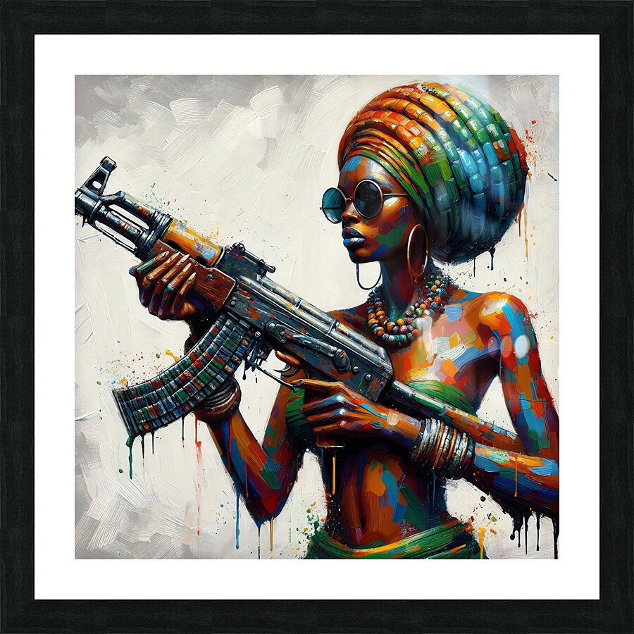 War Angel 2.1 Picture Frame print