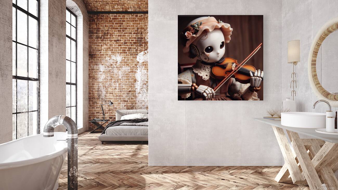 Porcelain humanoid musician 2.9 Reproduction