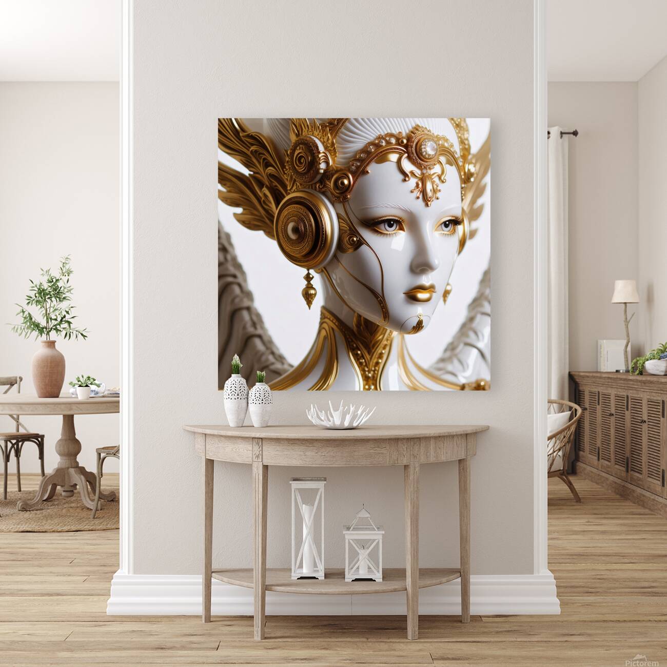 Porcelain humanoid angel 1.8 Reproduction