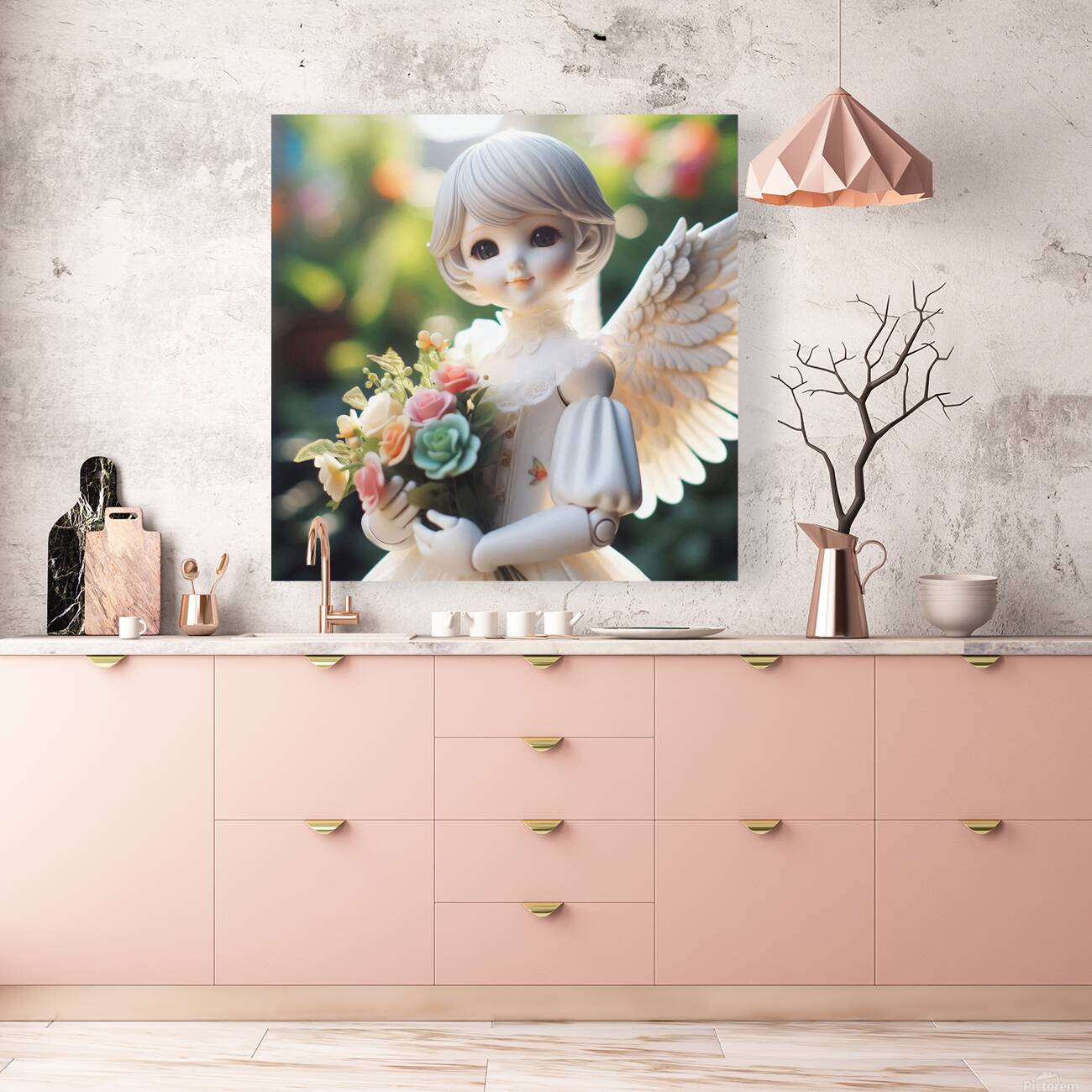Porcelain humanoid angel 1.6 Reproduction