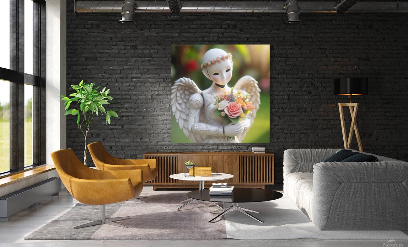 Porcelain humanoid angel Reproduction
