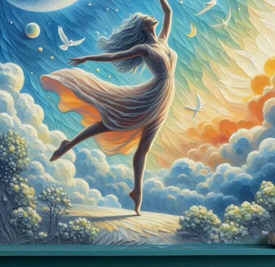 Dancing in the sky  by Vygantas Navickas