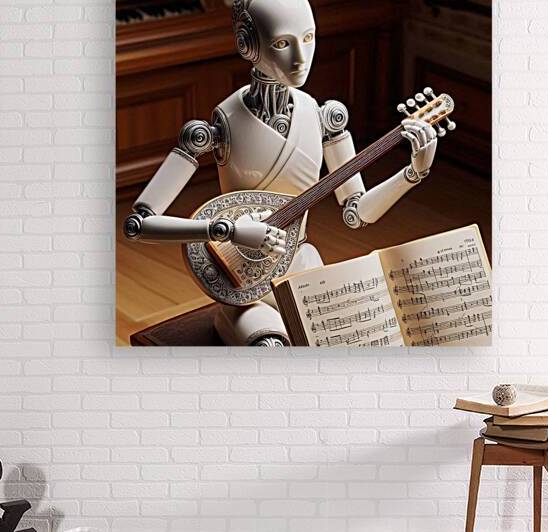 Porcelain humanoid musician 2.8 by Vygantas Navickas