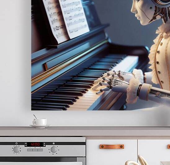 Porcelain humanoid musician 2.6  by Vygantas Navickas