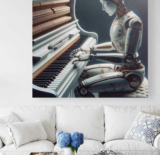 Porcelain humanoid musician 2.3 by Vygantas Navickas