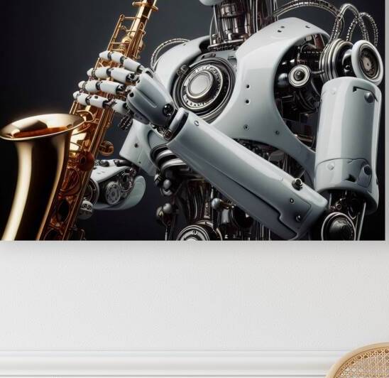 Porcelain humanoid musician 2.0 by Vygantas Navickas