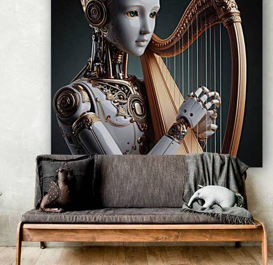 Porcelain humanoid musician 1.9 by Vygantas Navickas