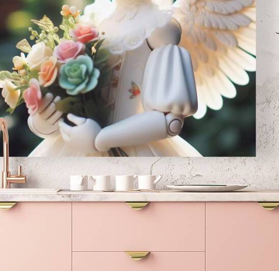 Porcelain humanoid angel 1.6 by Vygantas Navickas