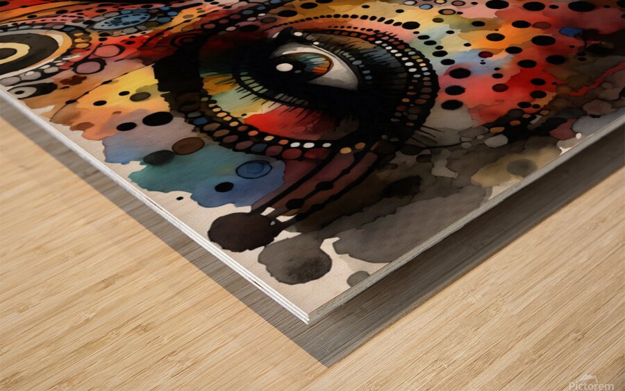 Face Wood print