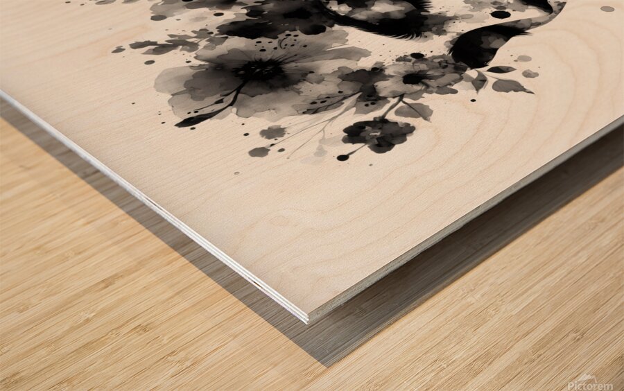 Face Wood print