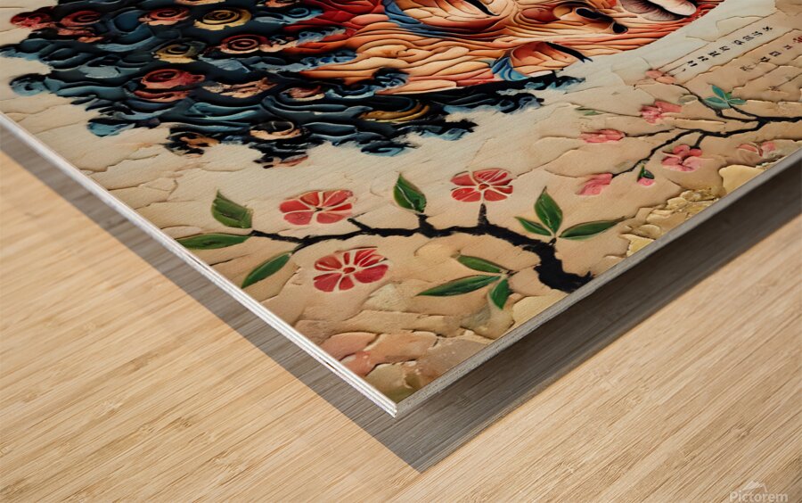 Face Wood print