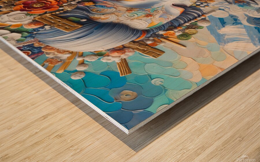 Japan Wood print