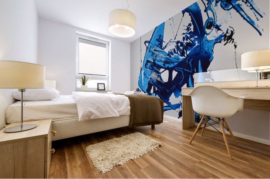 BLUE 1 Mural print