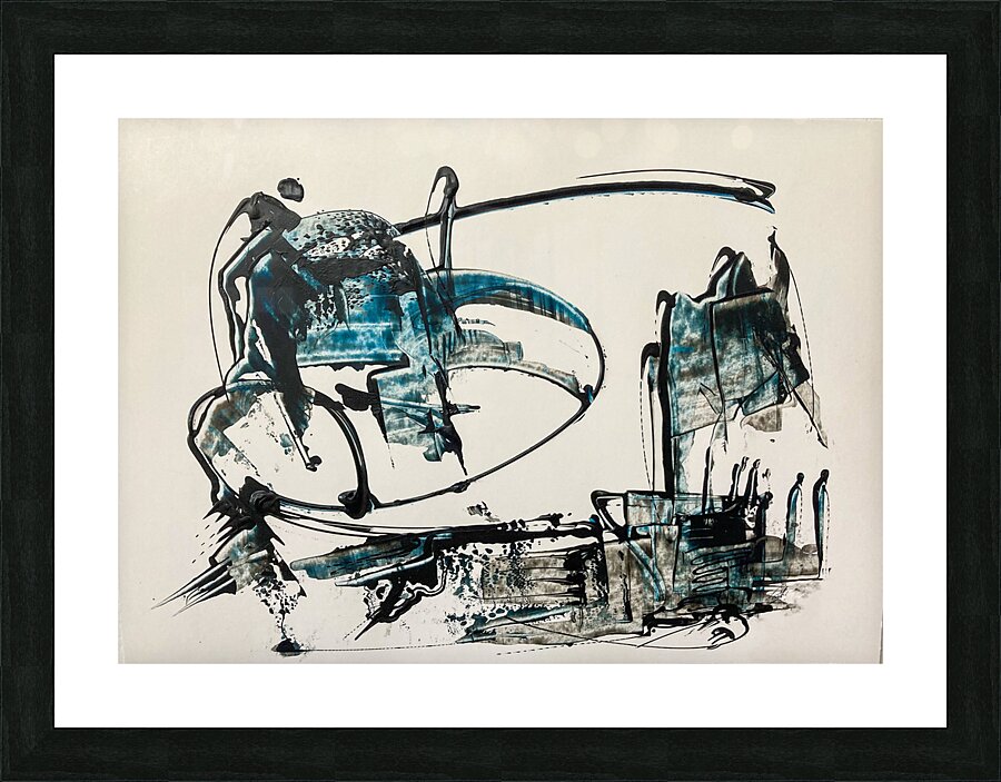 DYNAMIC LINES 3 Picture Frame print