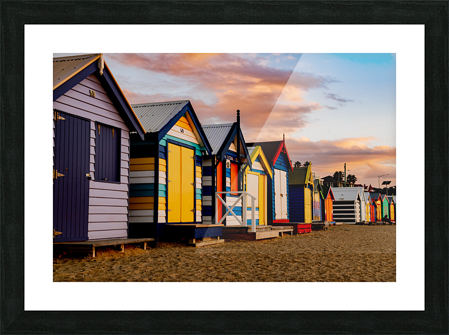 Colourful  Picture Frame print