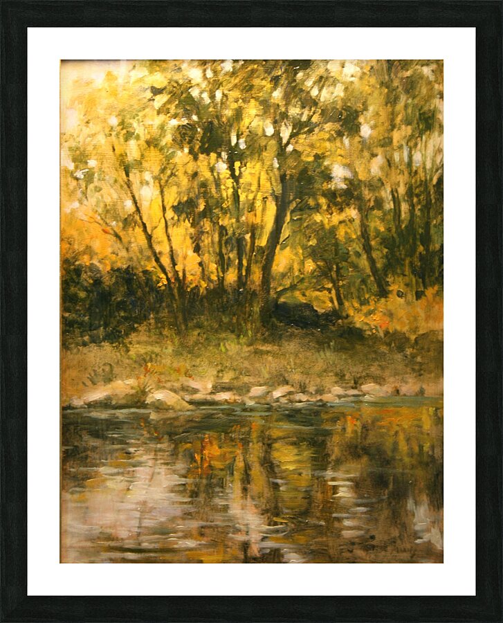 T. Lewis   Fall Reflections Picture Frame print