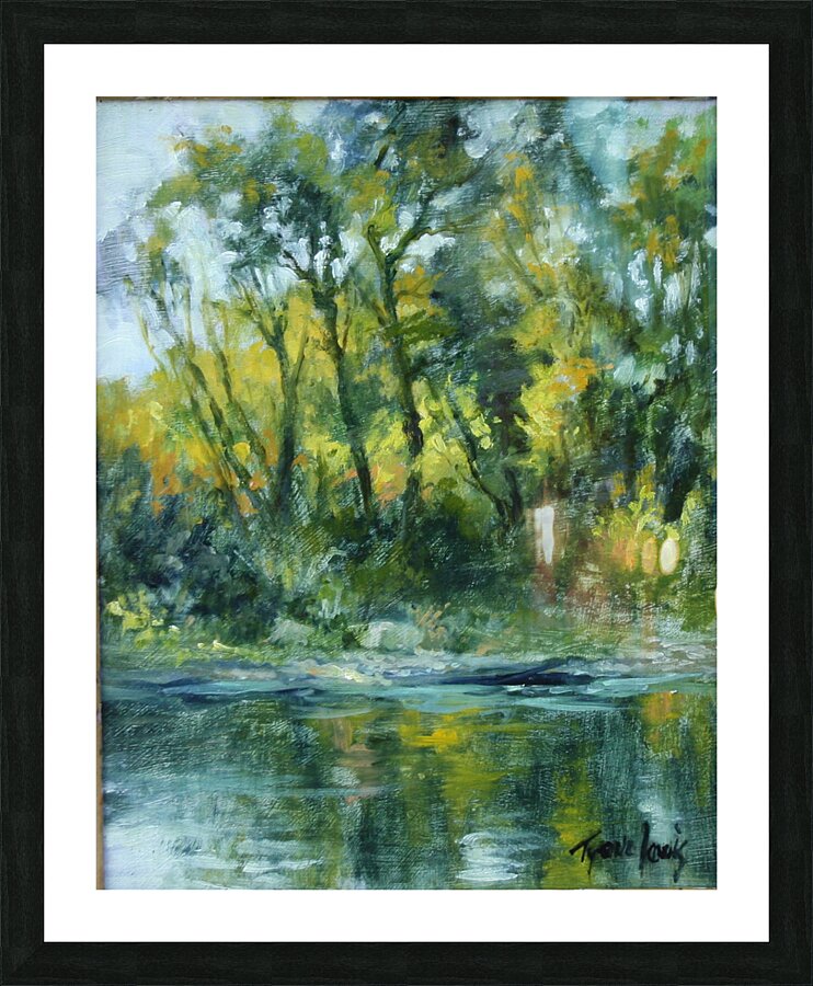 T Lewis   James River Picture Frame print