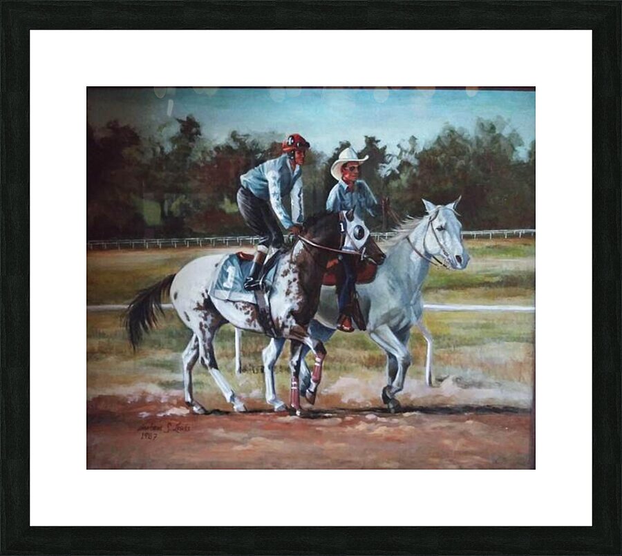 Pony Boy Picture Frame print