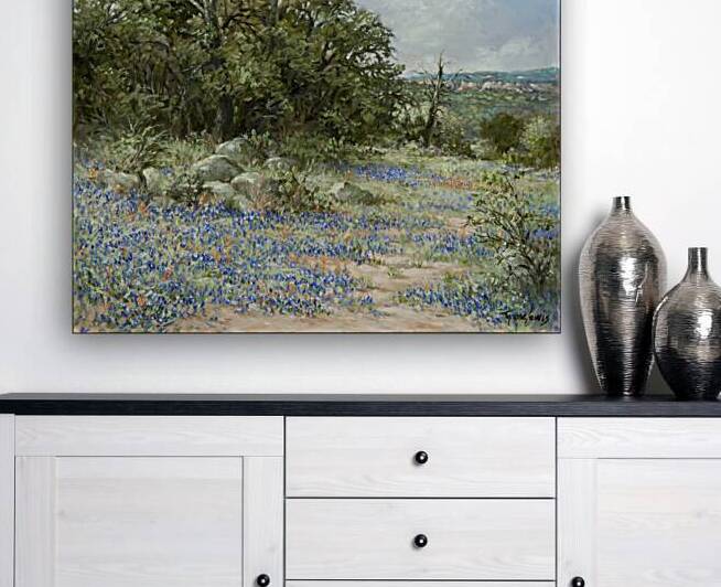 T Lewis   Bluebonnets of SanMarcos by Barbara S Lewis
