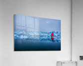 SAILING AMONG THE ICEBERGS Acrylic Print