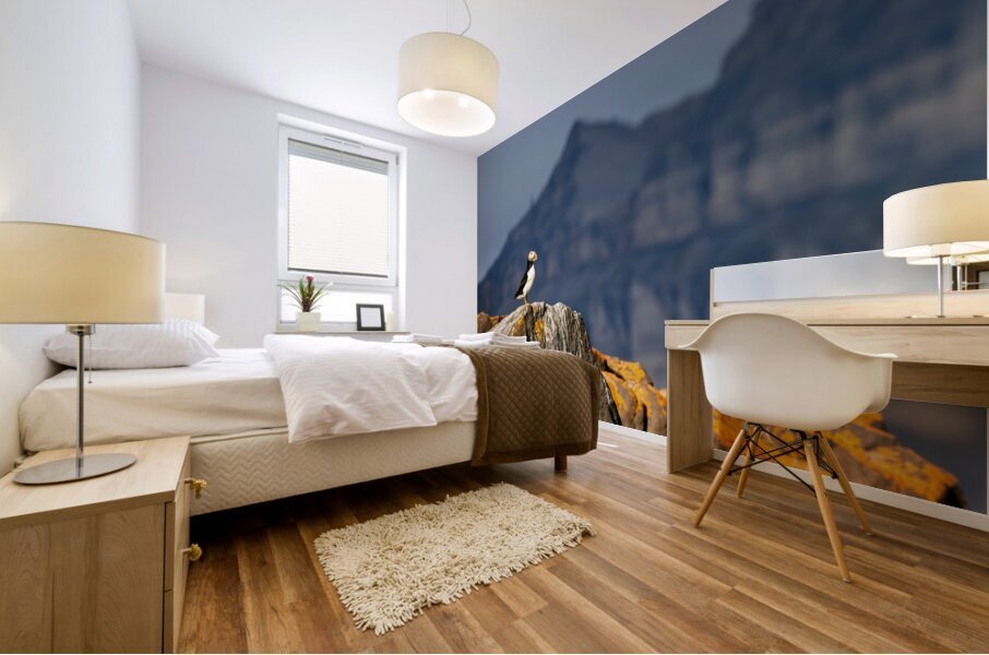 LAND OF THE PUFFIN Mural print