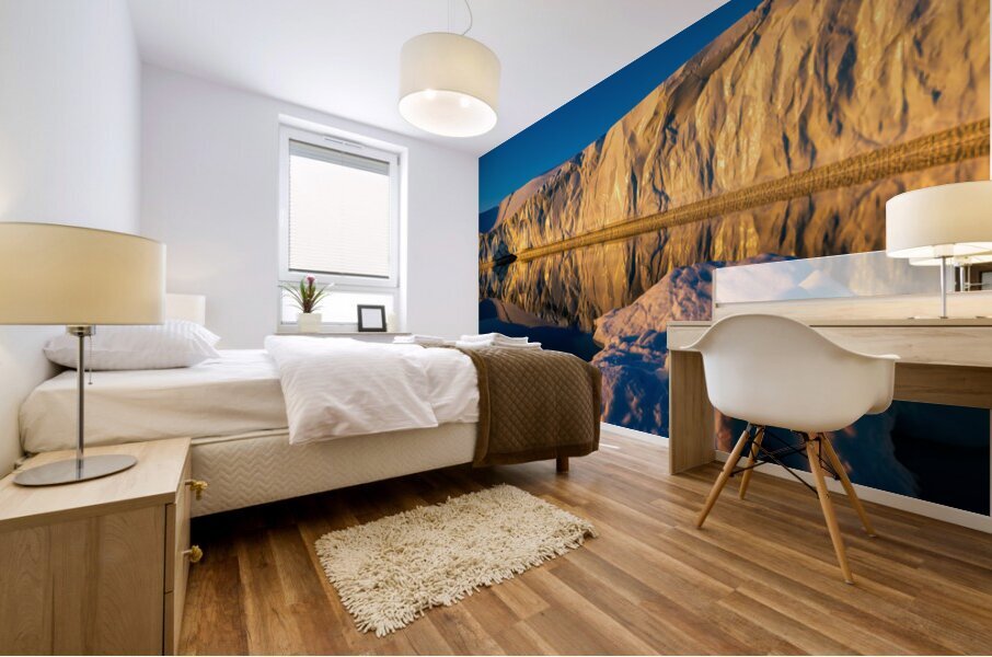 MIDNIGHT SUN ON ICE Impression murale