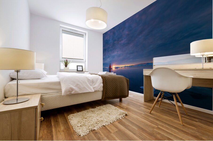 MIDNIGHT SUNSET Mural print