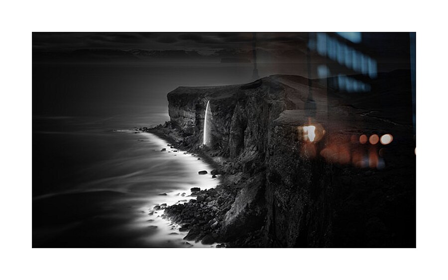 KETUBJORG CLIFFS Picture Frame print