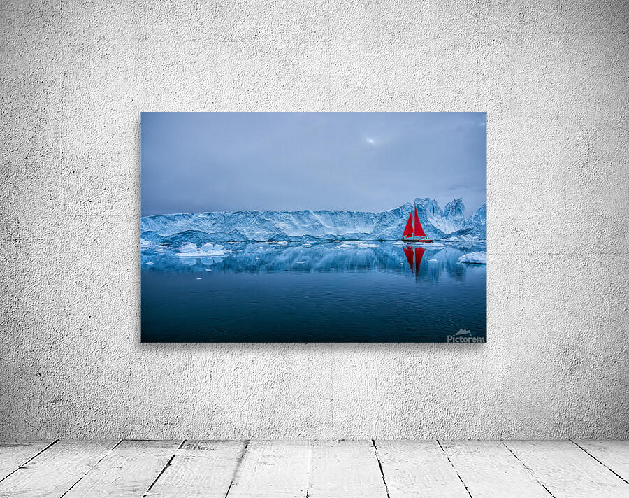 SAILING AMONG THE ICEBERGS Wall Preview