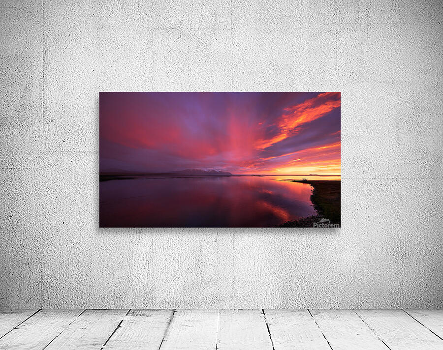 SUNSET AT HOFSSTADIR Wall Preview