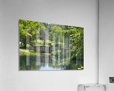 Bridge over pond Acrylic Print