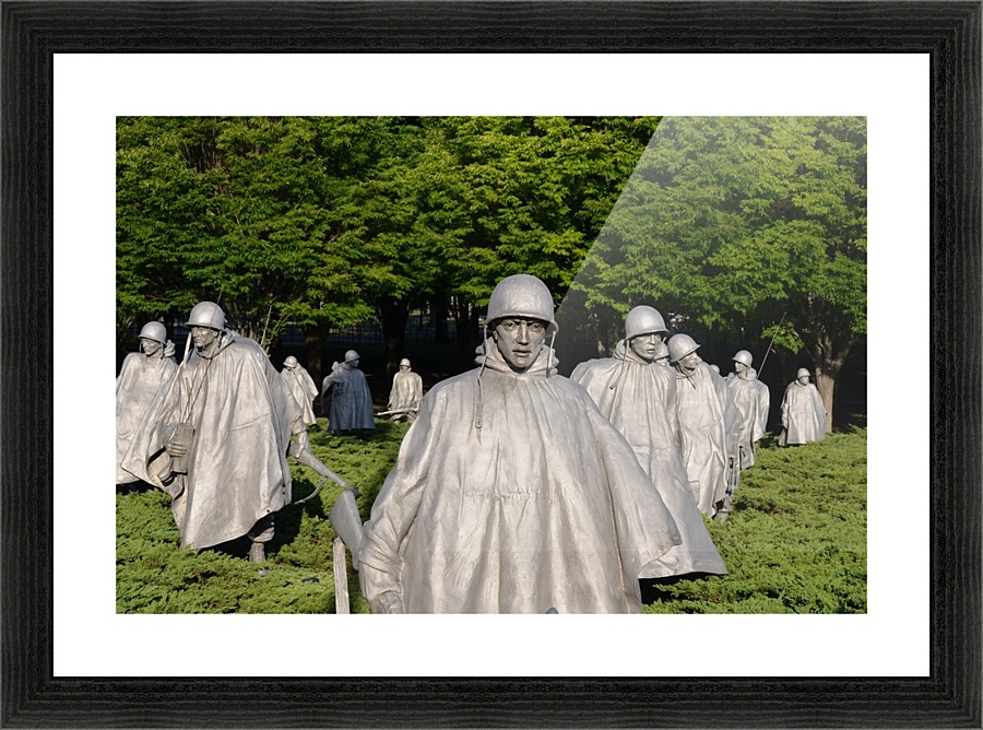 Korean War Memorial Picture Frame print