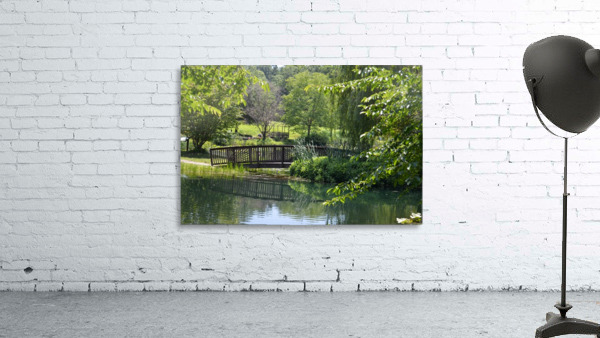 Bridge over pond Wall Preview