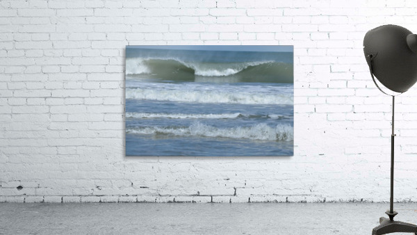 Breaking waves on the Outer Banks Wall Preview