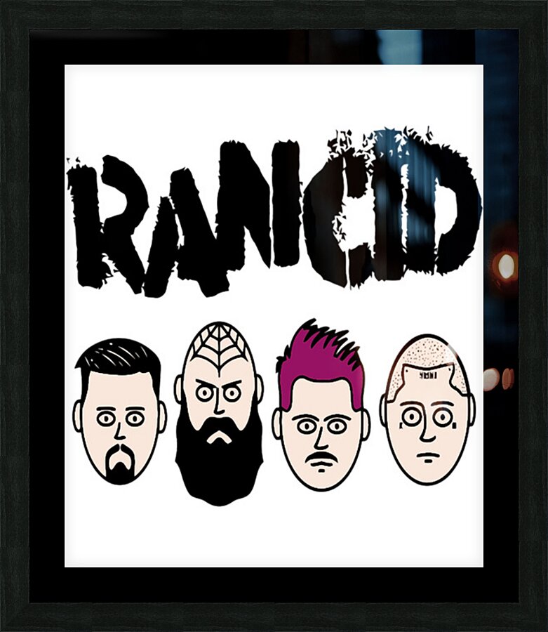 rancid 3 Picture Frame print