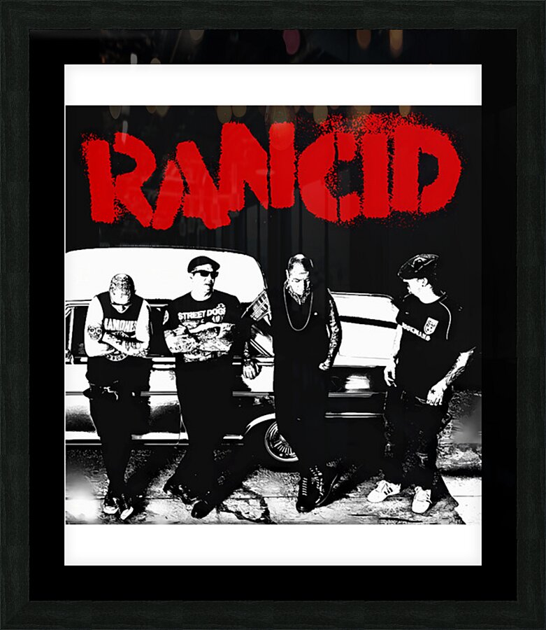 rancid 27 Picture Frame print
