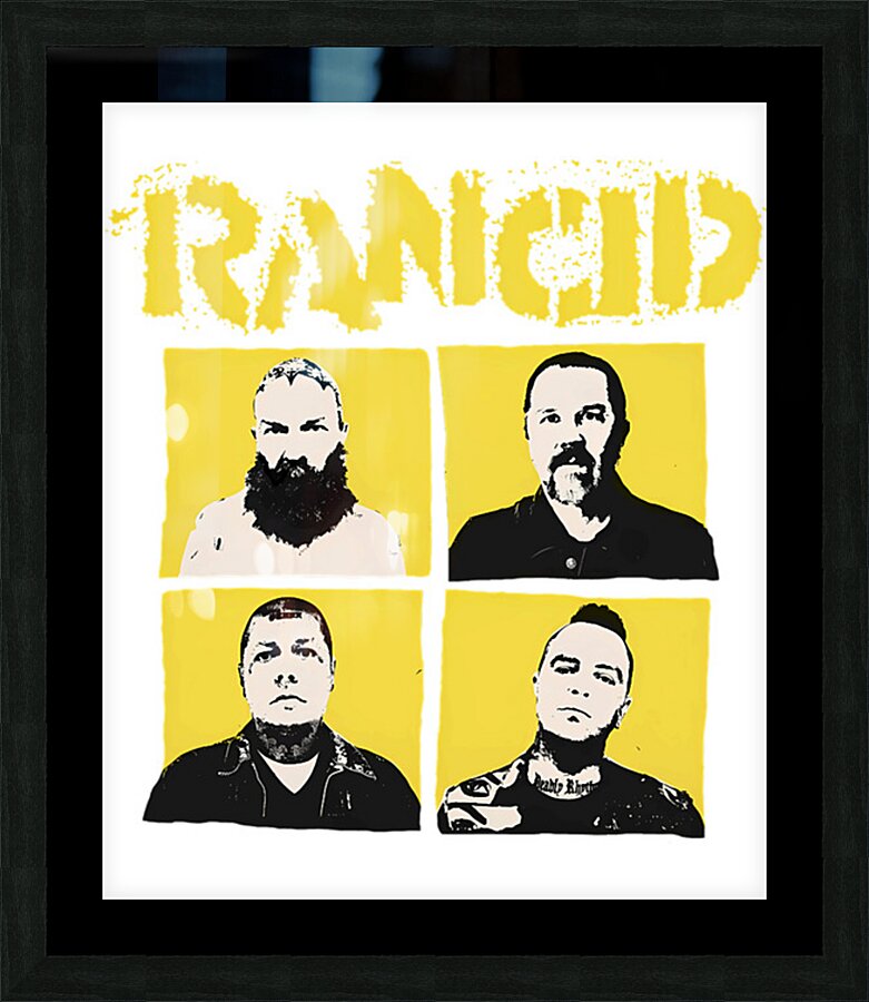 rancid 40 Picture Frame print