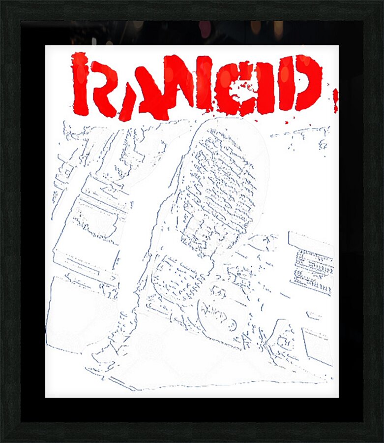 rancid 41 Picture Frame print