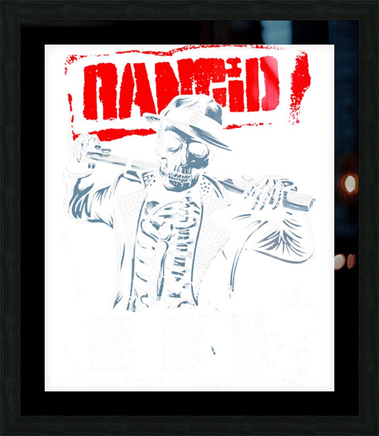 rancid 8 Picture Frame print