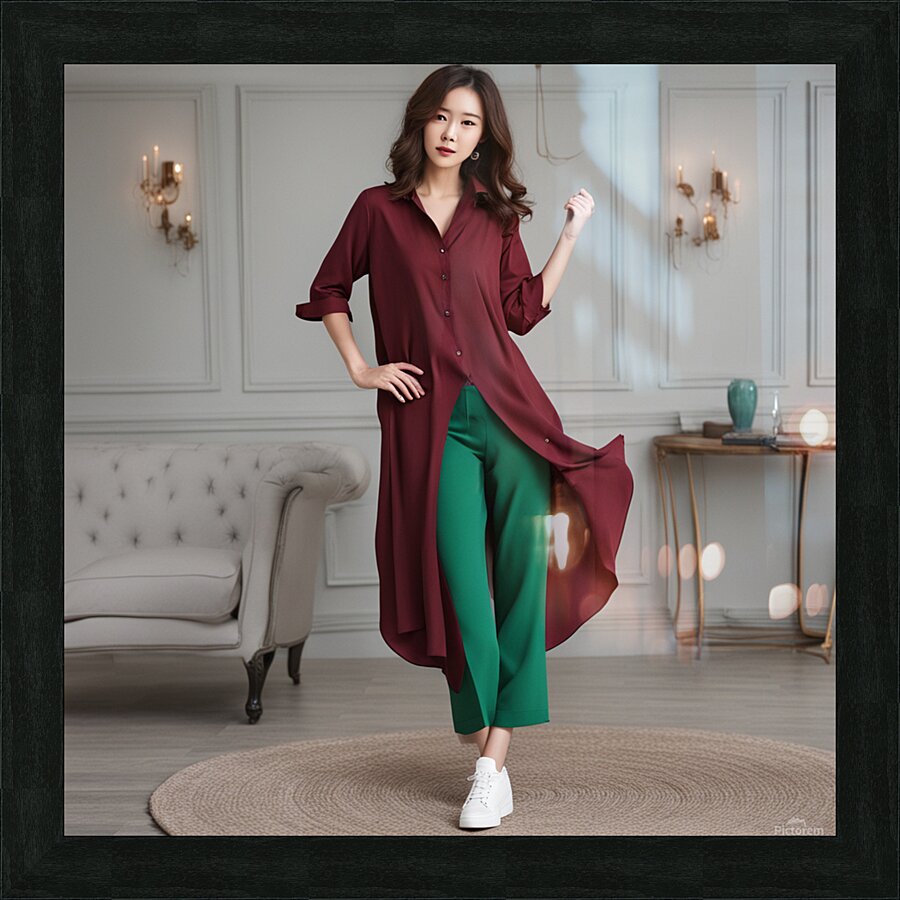 style 9 Picture Frame print